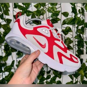 Nike Air Max 200 - White University Red